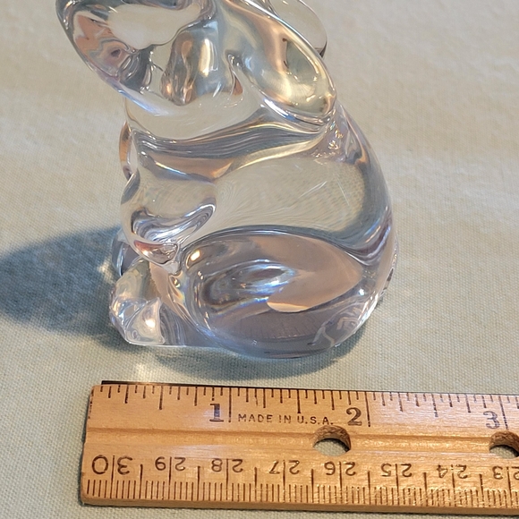Vintage BACCARAT Crystal Rabbit Figurine. - Picture 7 of 9